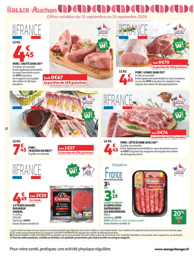 Catalogue Auchan · du 15 septembre 2026 au 26 septembre 2026 — page 12