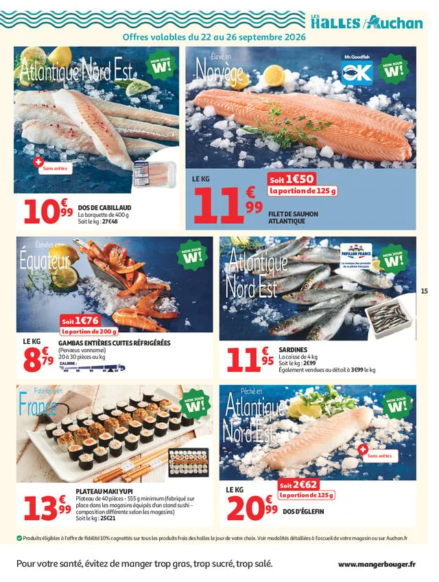 Catalogue Auchan · du 22 septembre 2026 au 4 octobre 2026 — page 15