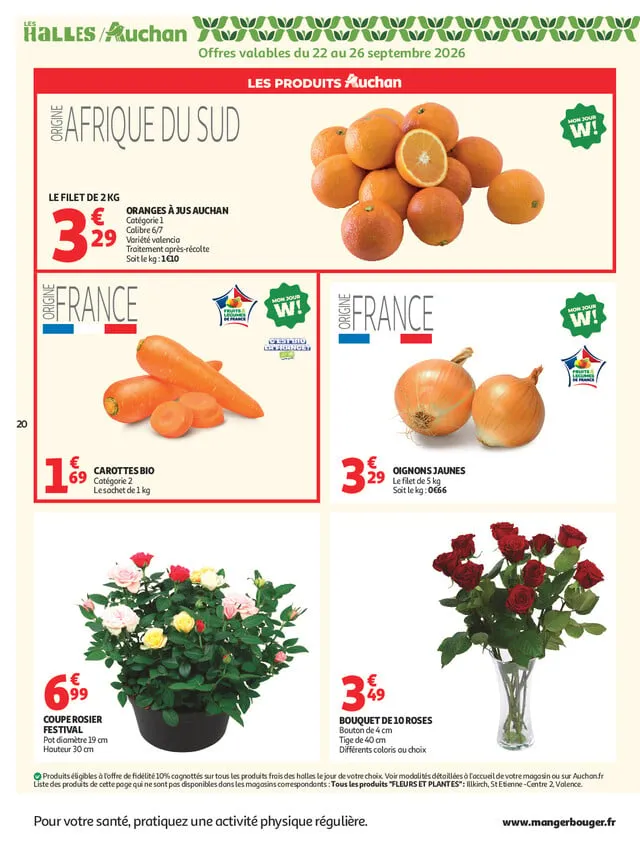 Catalogue Auchan · du 22 septembre 2026 au 4 octobre 2026 — page 20