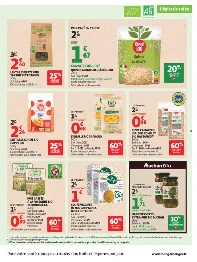 Catalogue Auchan · du 22 septembre 2026 au 4 octobre 2026 — page 33