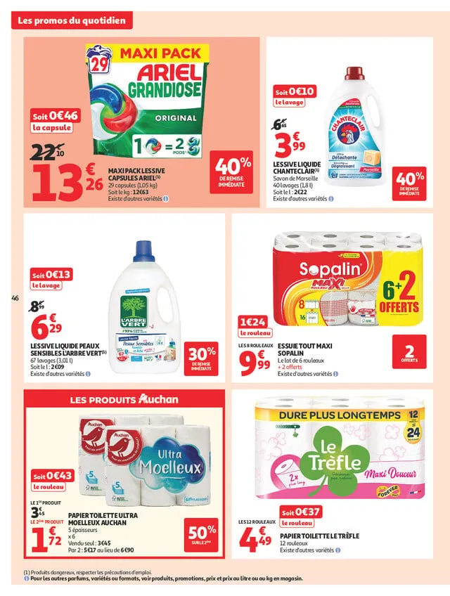 Catalogue Auchan · du 22 septembre 2026 au 4 octobre 2026 — page 46