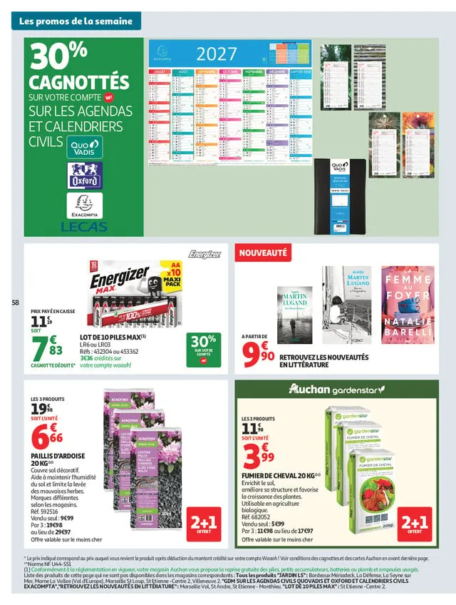 Catalogue Auchan · du 22 septembre 2026 au 4 octobre 2026 — page 58