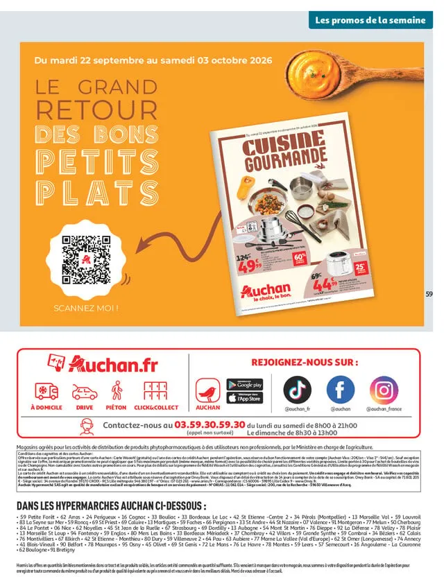 Catalogue Auchan · du 22 septembre 2026 au 4 octobre 2026 — page 59