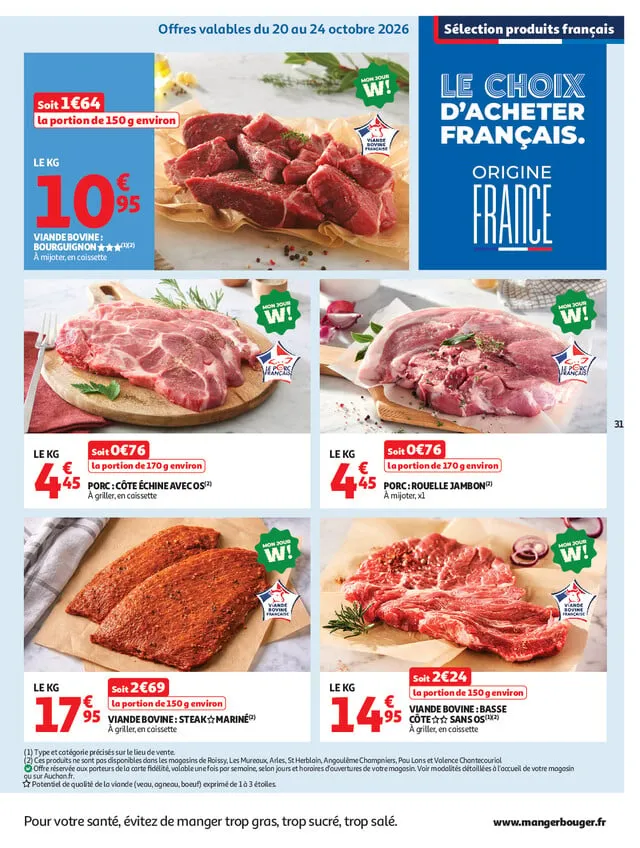 Catalogue Auchan · du 20 octobre 2026 au 25 octobre 2026 — page 31