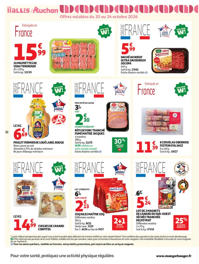 Catalogue Auchan · du 20 octobre 2026 au 25 octobre 2026 — page 32