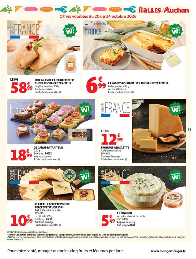 Catalogue Auchan · du 20 octobre 2026 au 25 octobre 2026 — page 33