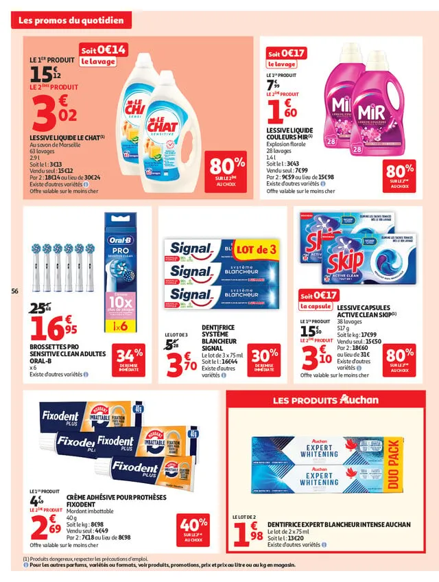 Catalogue Auchan · du 20 octobre 2026 au 25 octobre 2026 — page 56