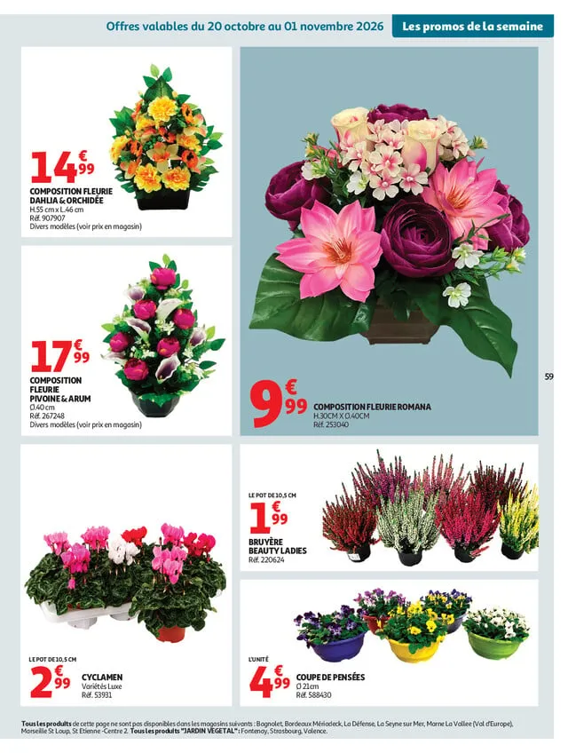 Catalogue Auchan · du 20 octobre 2026 au 25 octobre 2026 — page 59