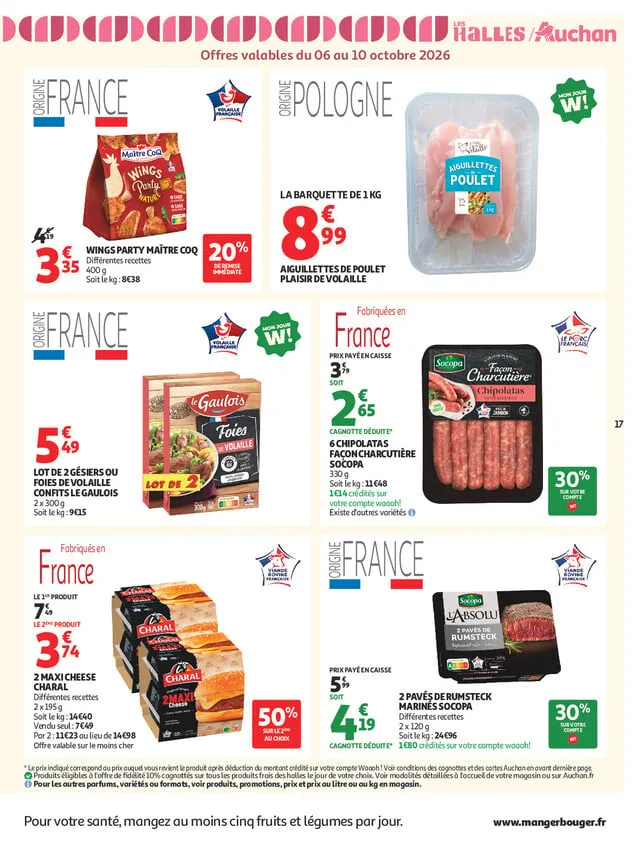 Catalogue Auchan · du 6 octobre 2026 au 18 octobre 2026 — page 17