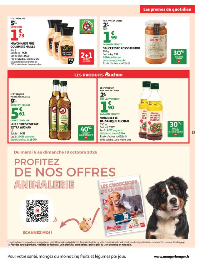 Catalogue Auchan · du 6 octobre 2026 au 18 octobre 2026 — page 33
