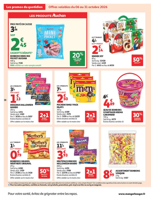 Catalogue Auchan · du 6 octobre 2026 au 18 octobre 2026 — page 38