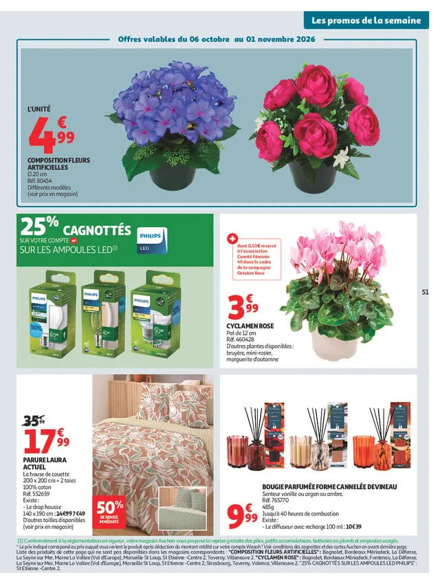 Catalogue Auchan · du 6 octobre 2026 au 18 octobre 2026 — page 51