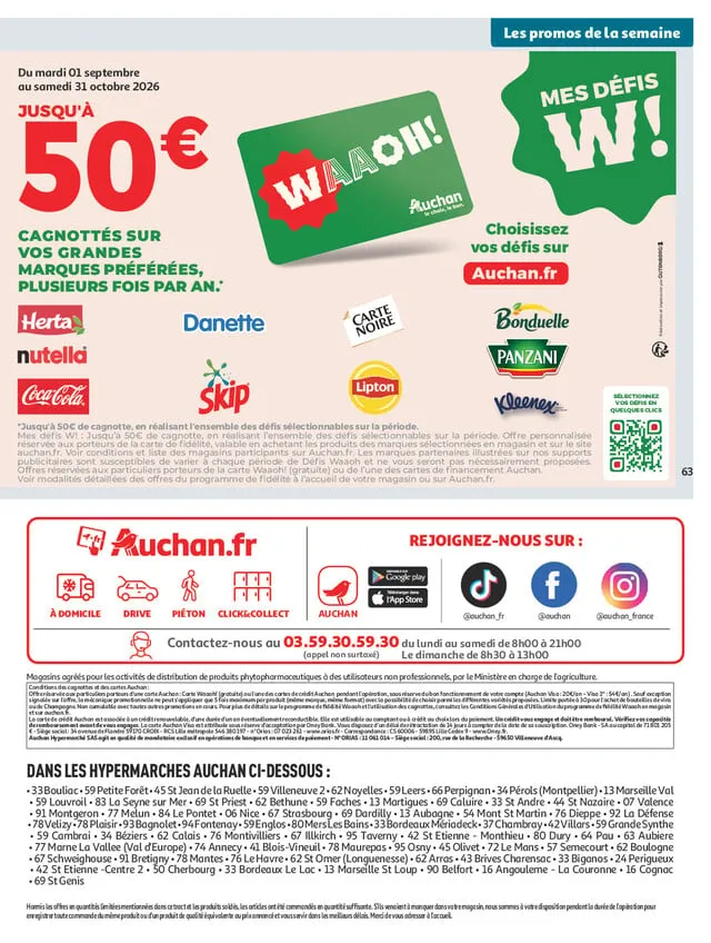 Catalogue Auchan · du 6 octobre 2026 au 18 octobre 2026 — page 63