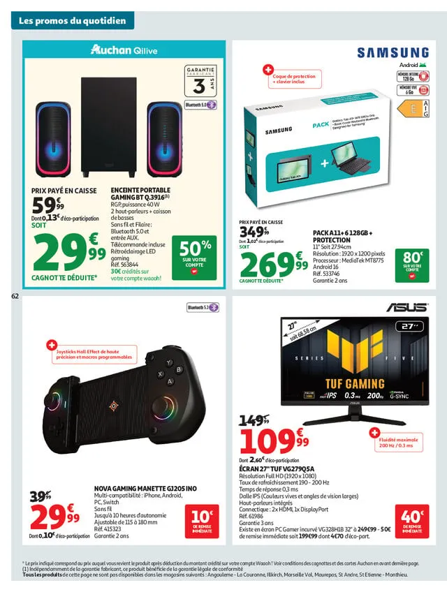 Catalogue Auchan · du 13 octobre 2026 au 25 octobre 2026 — page 62