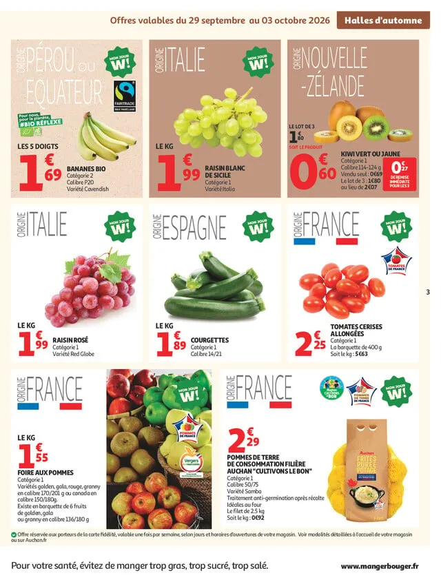 Catalogue Auchan · du 29 septembre 2026 au 11 octobre 2026 — page 5