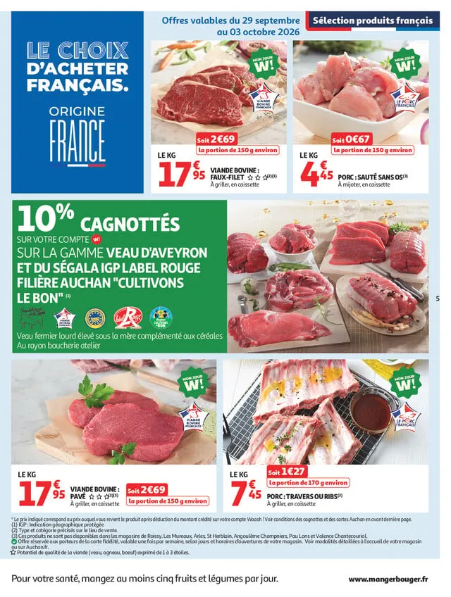 Catalogue Auchan · du 29 septembre 2026 au 11 octobre 2026 — page 7