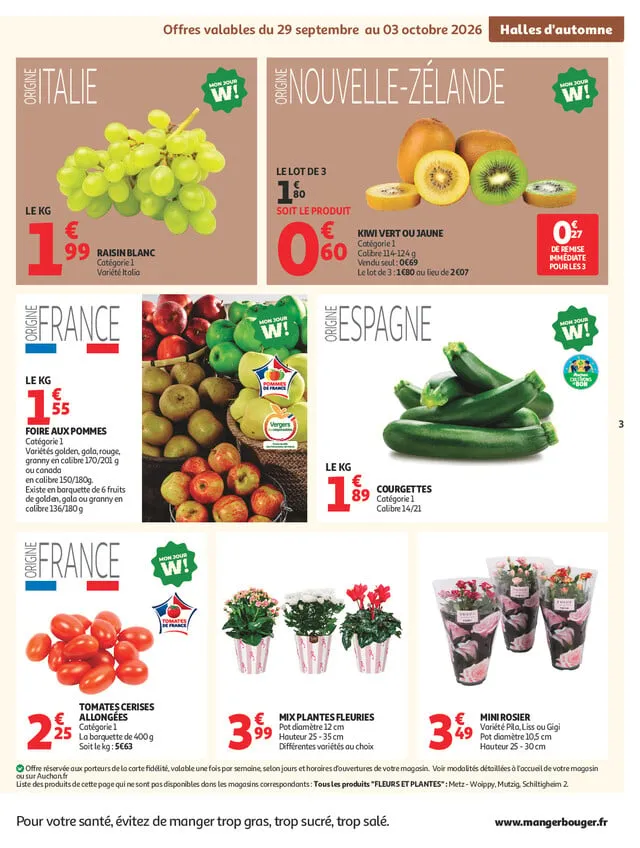 Catalogue Auchan · du 29 septembre 2026 au 10 octobre 2026 — page 3