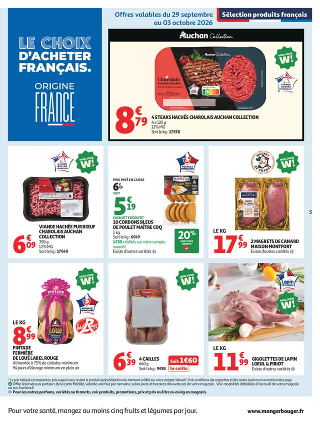 Catalogue Auchan · du 29 septembre 2026 au 10 octobre 2026 — page 5