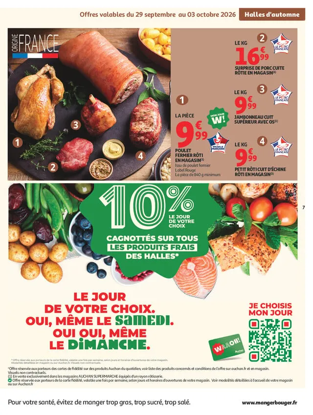 Catalogue Auchan · du 29 septembre 2026 au 10 octobre 2026 — page 7