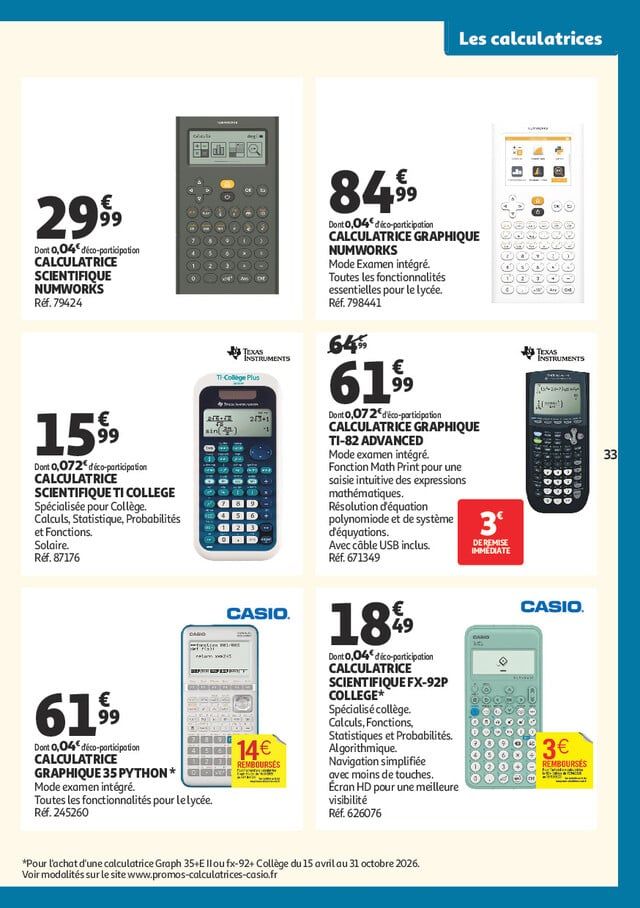 Catalogue Auchan · du 30 juin 2026 au 30 août 2026 — page 33