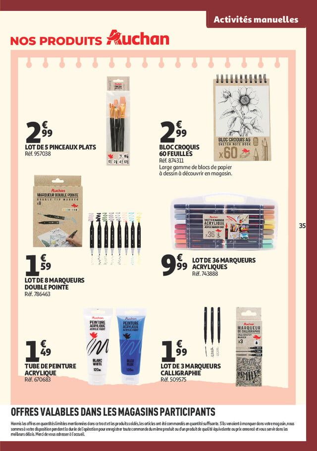 Catalogue Auchan · du 30 juin 2026 au 30 août 2026 — page 35