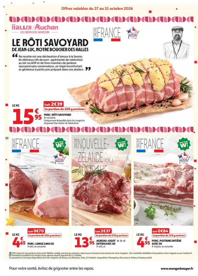 Catalogue Auchan · du 27 octobre 2026 au 1 novembre 2026 — page 10