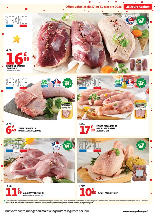 Catalogue Auchan · du 27 octobre 2026 au 1 novembre 2026 — page 13