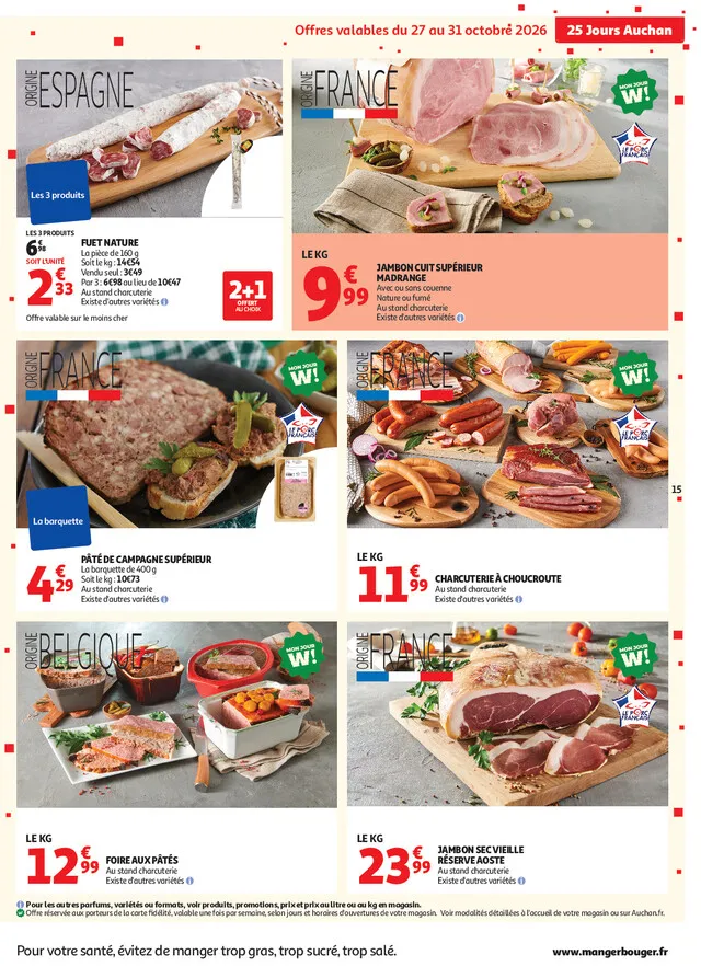Catalogue Auchan · du 27 octobre 2026 au 1 novembre 2026 — page 15