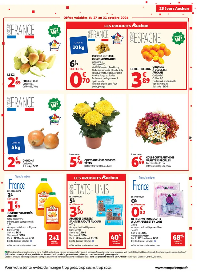 Catalogue Auchan · du 27 octobre 2026 au 1 novembre 2026 — page 19