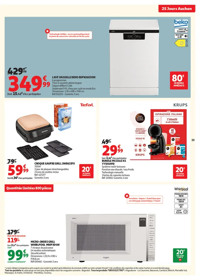 Catalogue Auchan · du 27 octobre 2026 au 1 novembre 2026 — page 59