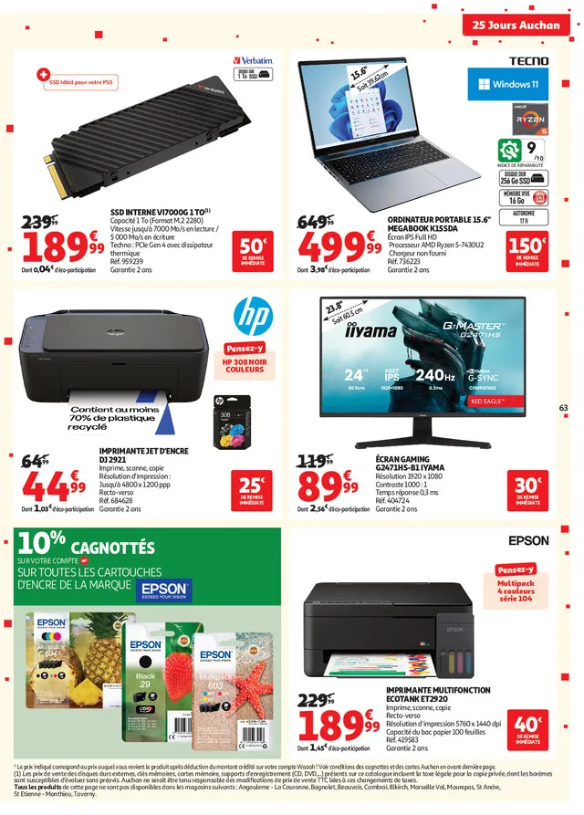 Catalogue Auchan · du 27 octobre 2026 au 1 novembre 2026 — page 63