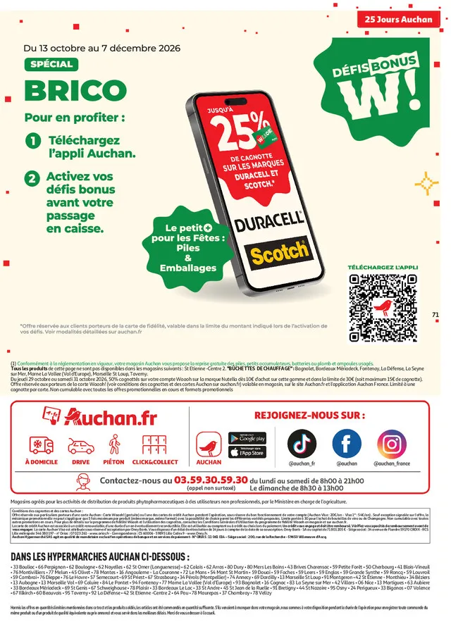 Catalogue Auchan · du 27 octobre 2026 au 1 novembre 2026 — page 71