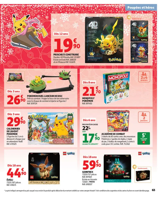 Catalogue Auchan · du 16 octobre 2026 au 6 décembre 2026 — page 63