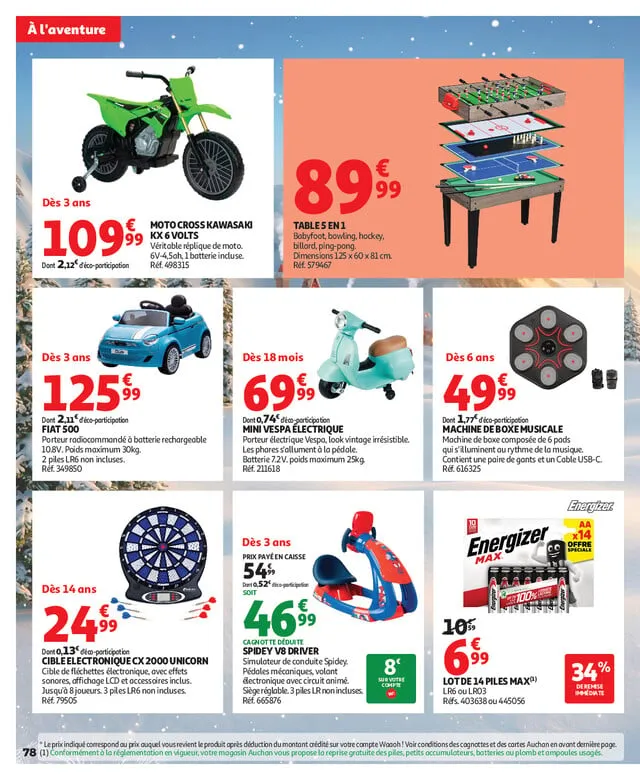 Catalogue Auchan · du 16 octobre 2026 au 6 décembre 2026 — page 78