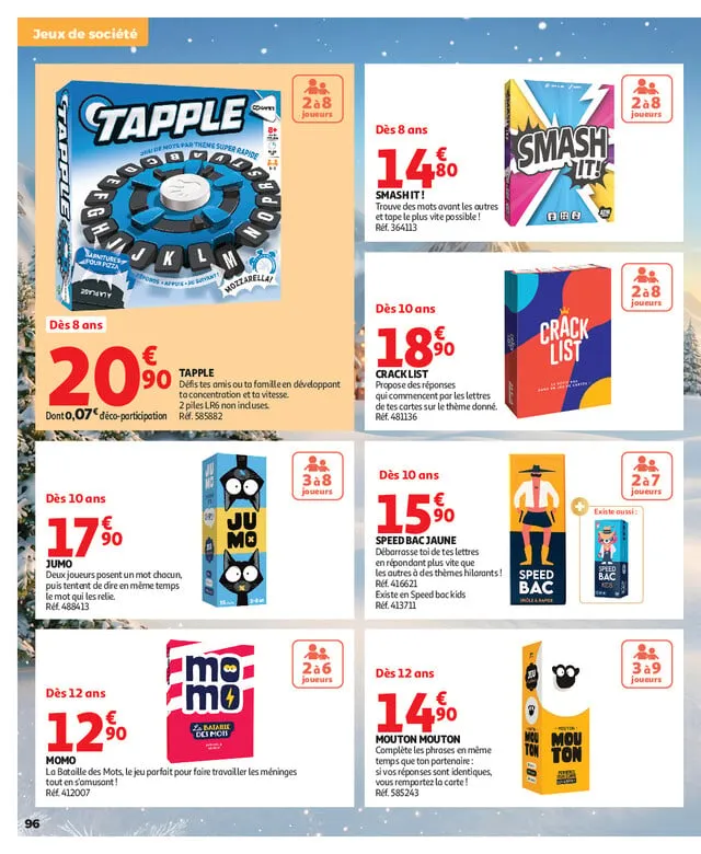 Catalogue Auchan · du 16 octobre 2026 au 6 décembre 2026 — page 96