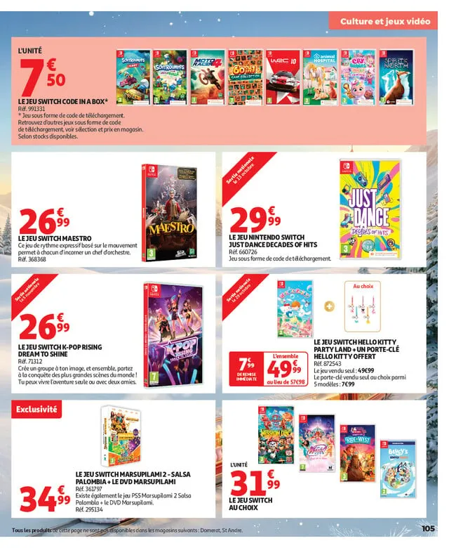 Catalogue Auchan · du 16 octobre 2026 au 6 décembre 2026 — page 105