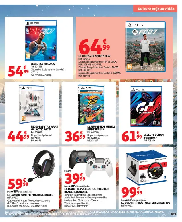 Catalogue Auchan · du 16 octobre 2026 au 6 décembre 2026 — page 107