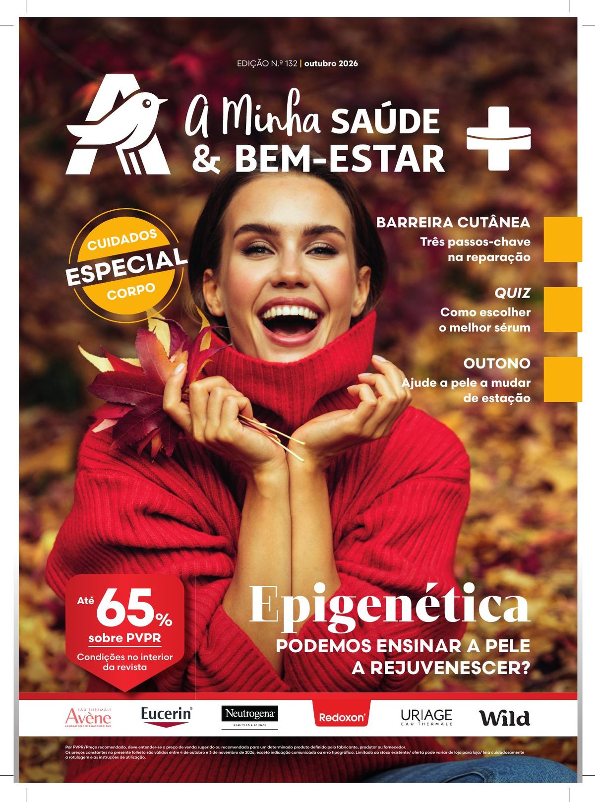 Folheto Auchan Beleza + Corpo · de 4 de Outubro a 3 de Novembro — página 1