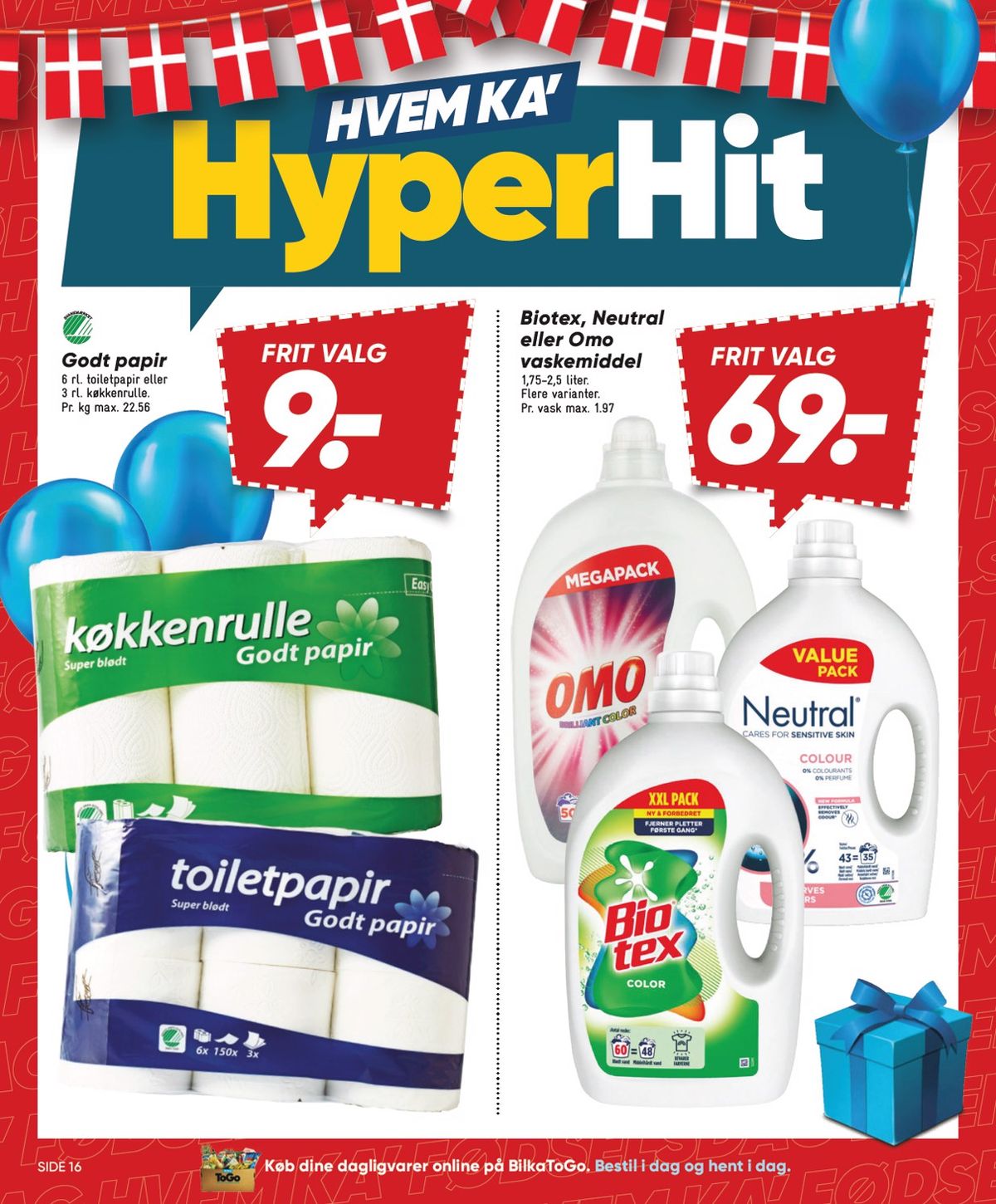 Bilka Avisen · 28. august – 3. september 2026 – side 16