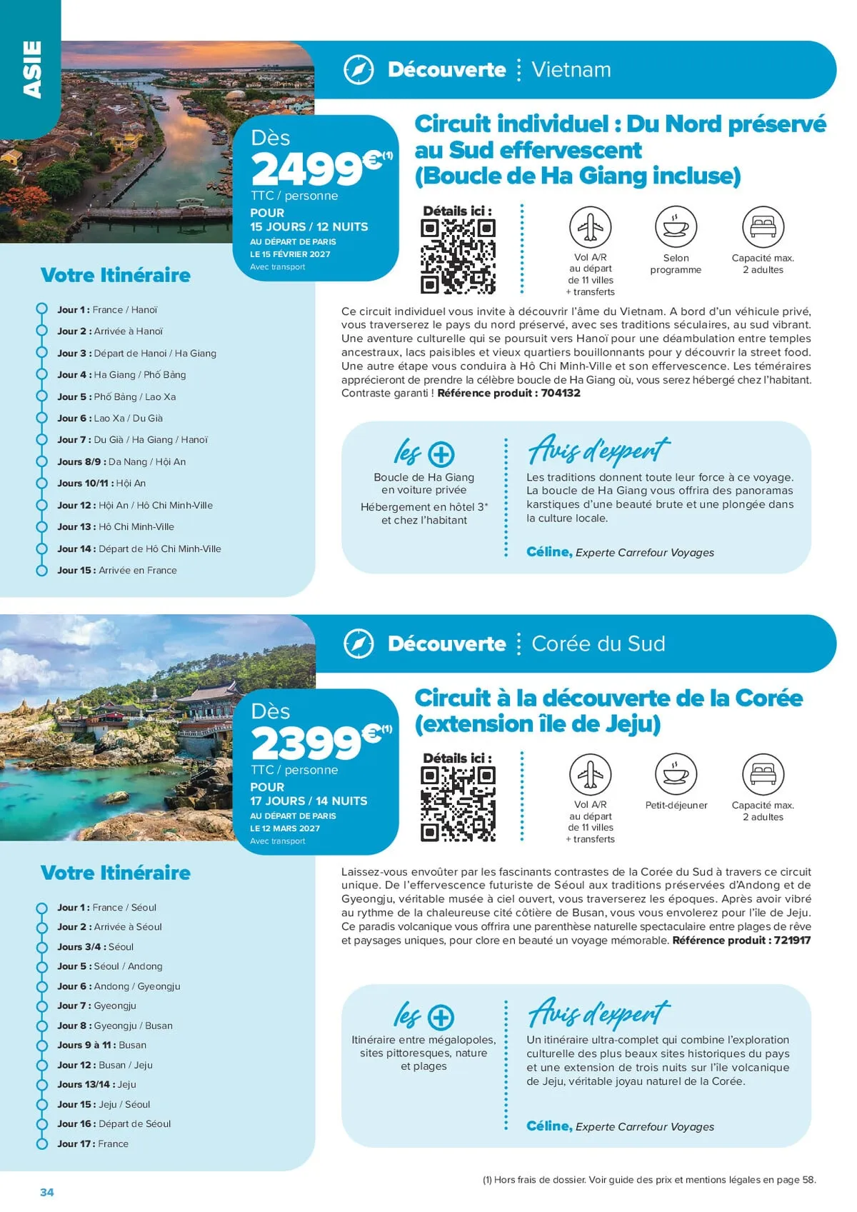 Catalogue Carrefour · Séjours & Circuits - Les Créations Carrefour Voyages — page 34