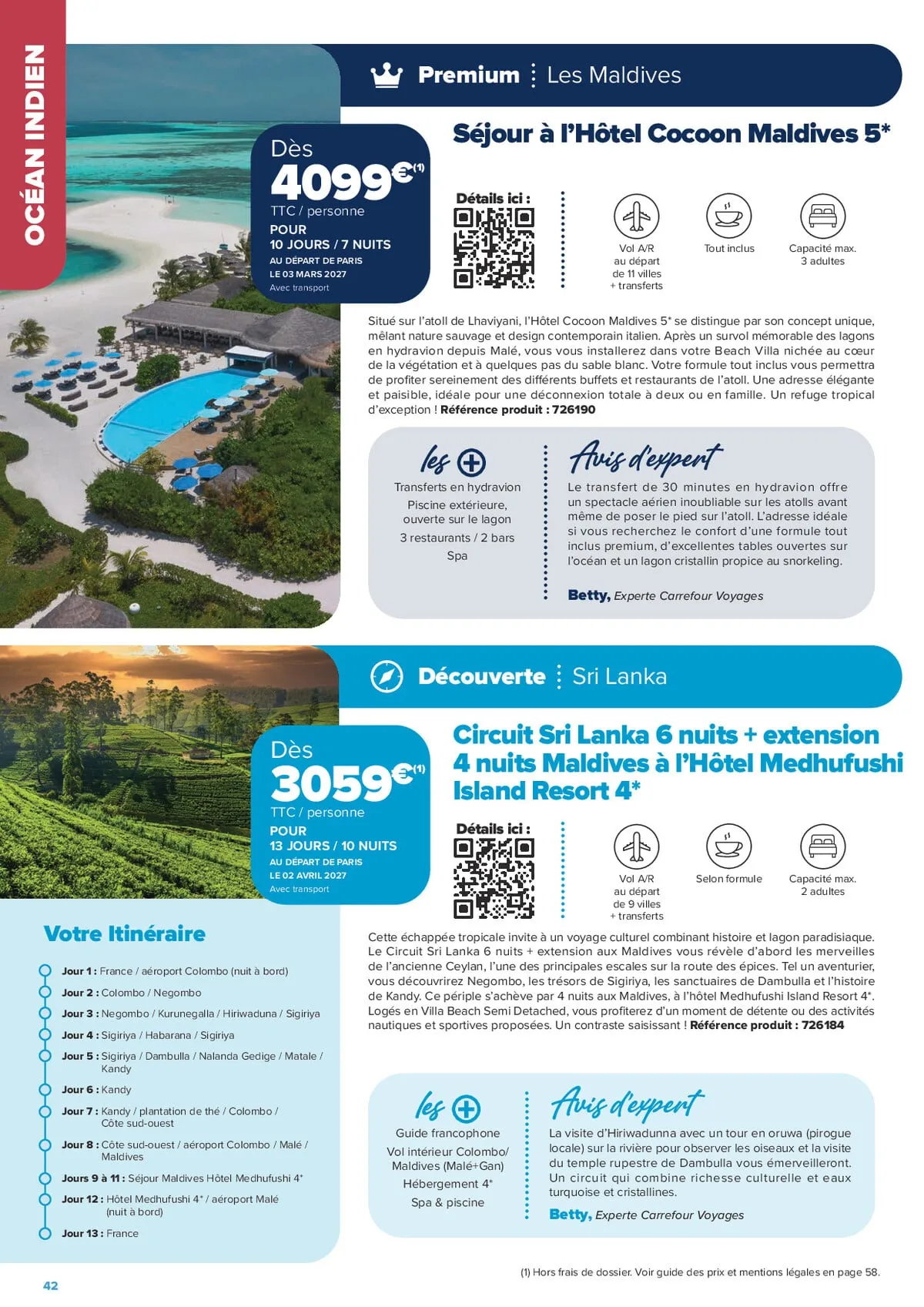 Catalogue Carrefour · Séjours & Circuits - Les Créations Carrefour Voyages — page 42