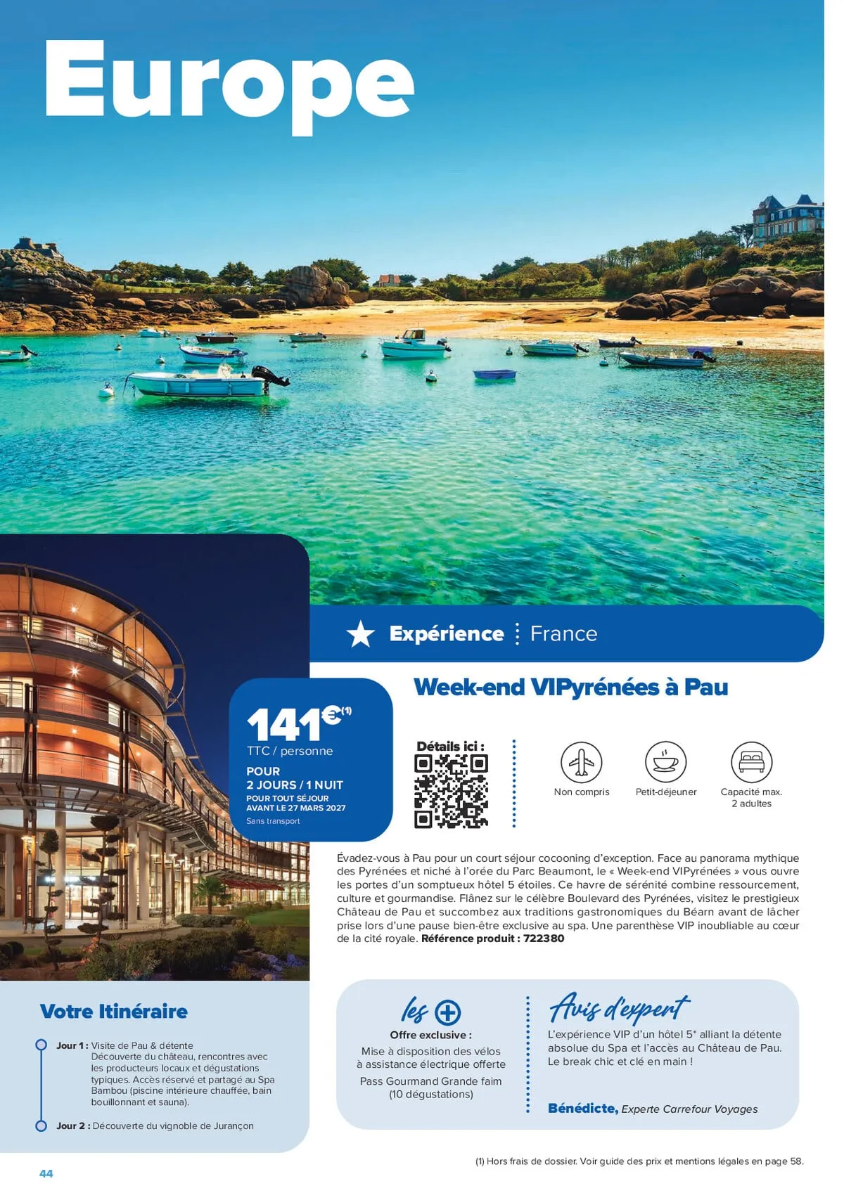 Catalogue Carrefour · Séjours & Circuits - Les Créations Carrefour Voyages — page 44