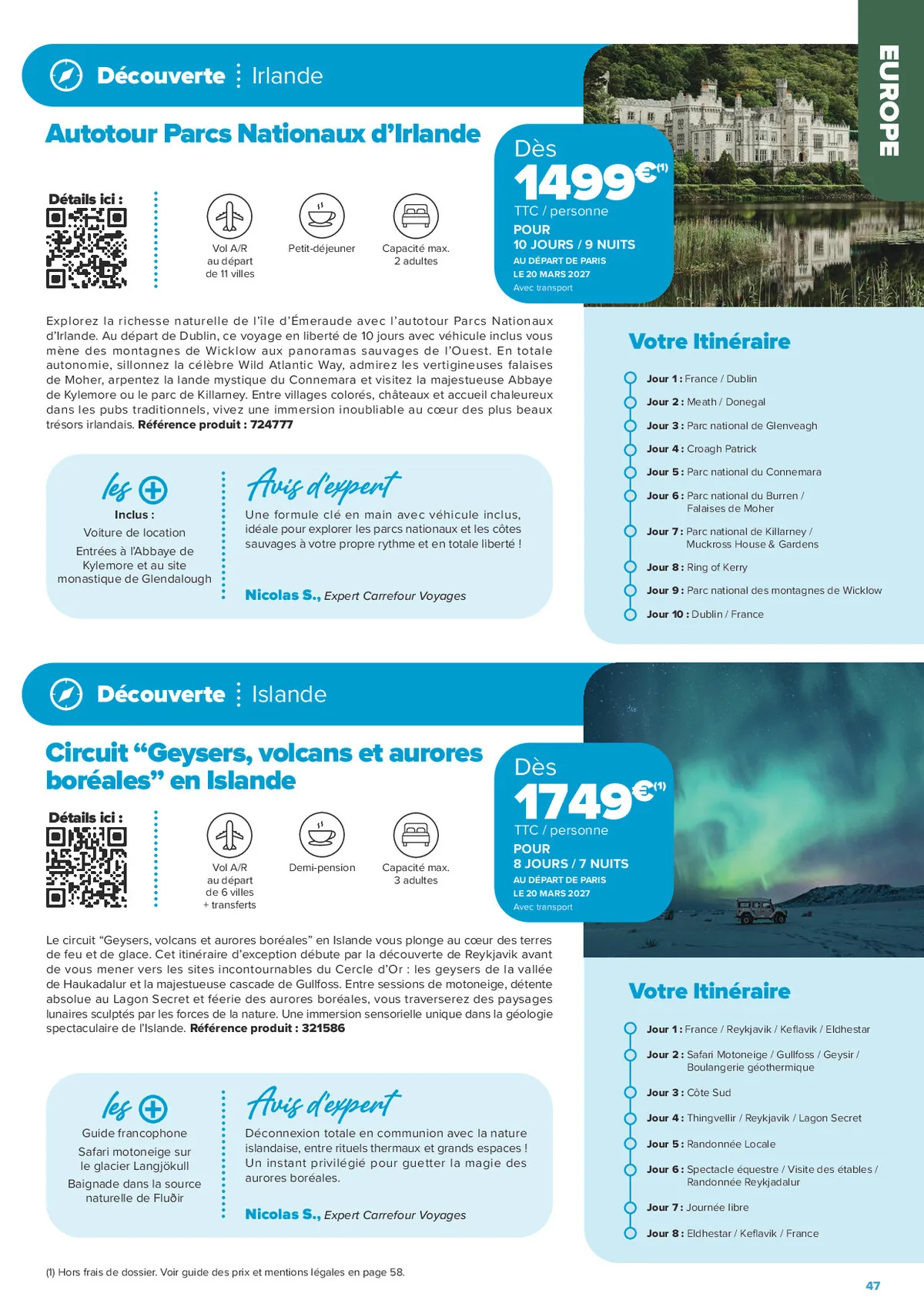 Catalogue Carrefour · Séjours & Circuits - Les Créations Carrefour Voyages — page 47