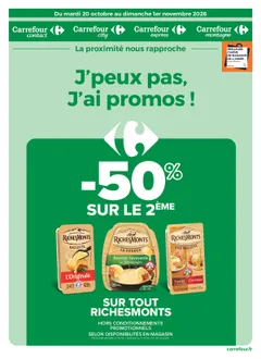 Couverture : Catalogue Carrefour · Haha Halloween, Des Prix Affreusement Ridicules