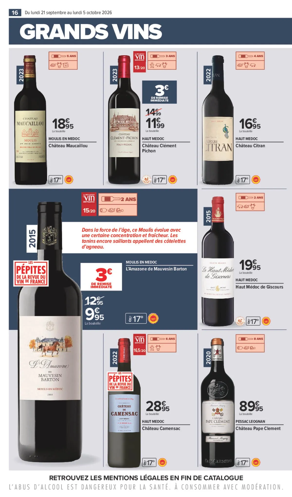 Catalogue Carrefour · Foire Aux Vins D Automne — page 16