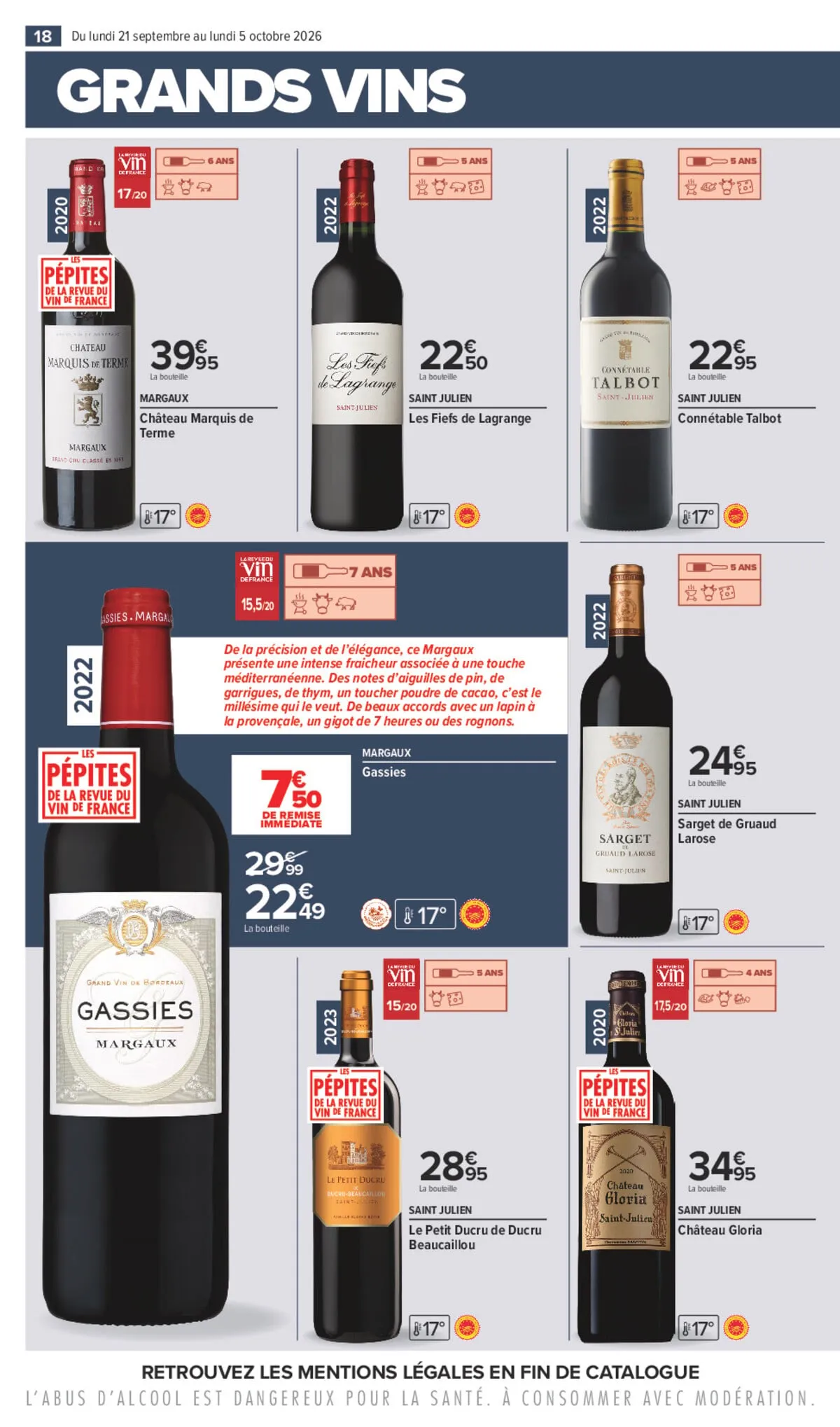 Catalogue Carrefour · Foire Aux Vins D Automne — page 18