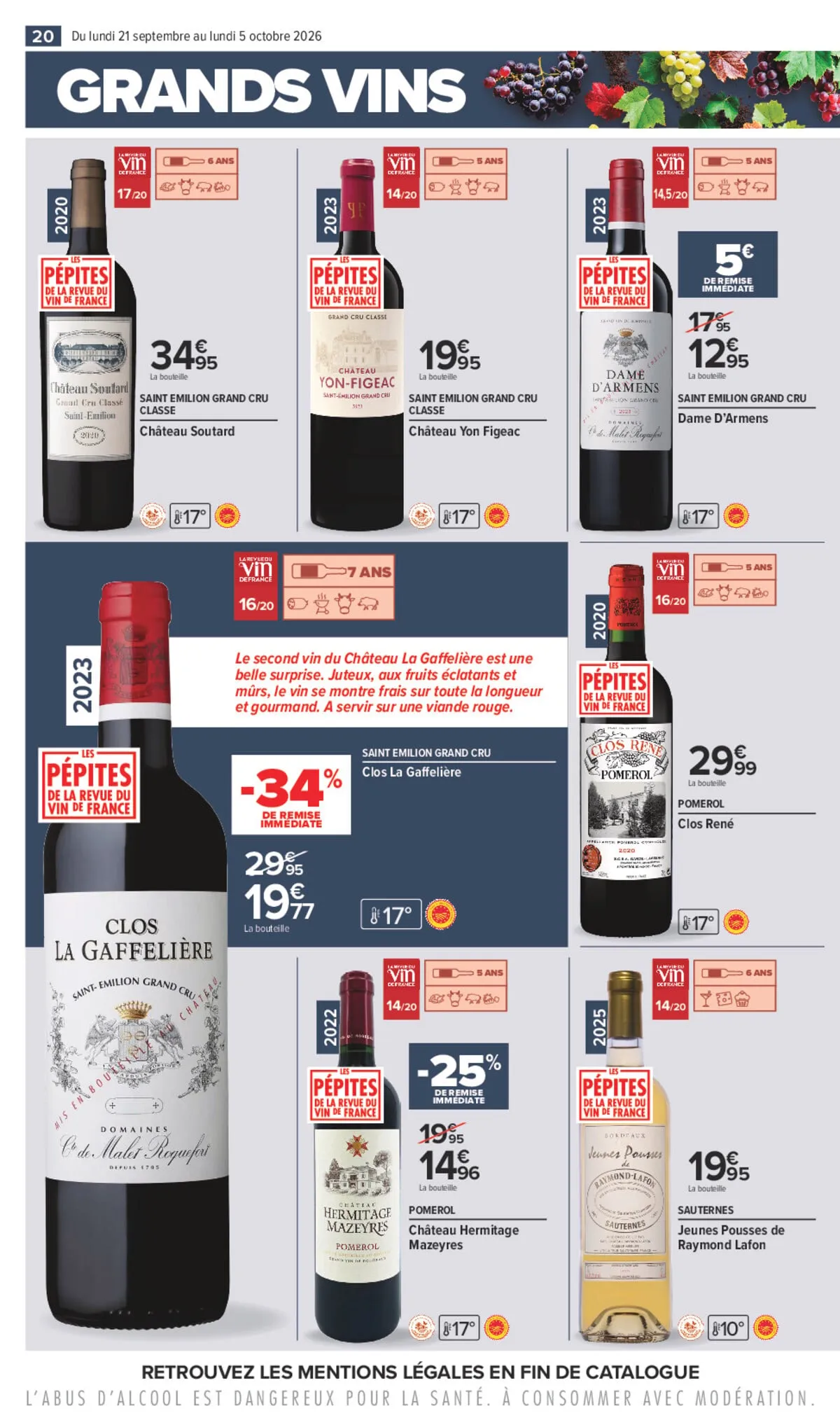 Catalogue Carrefour · Foire Aux Vins D Automne — page 20