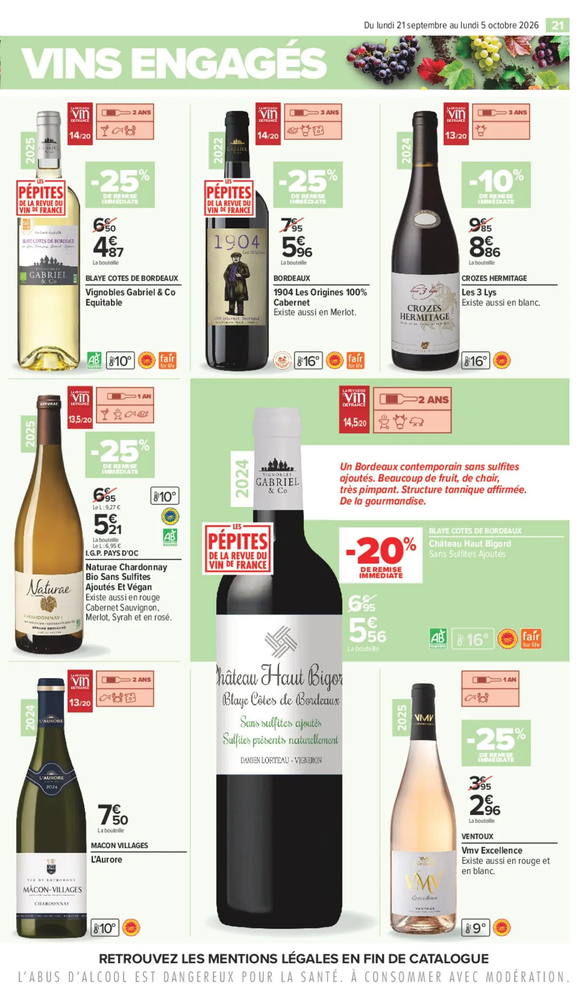 Catalogue Carrefour · Foire Aux Vins D Automne — page 21