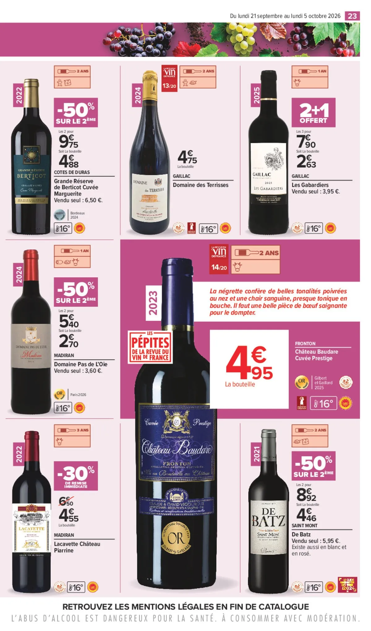 Catalogue Carrefour · Foire Aux Vins D Automne — page 23