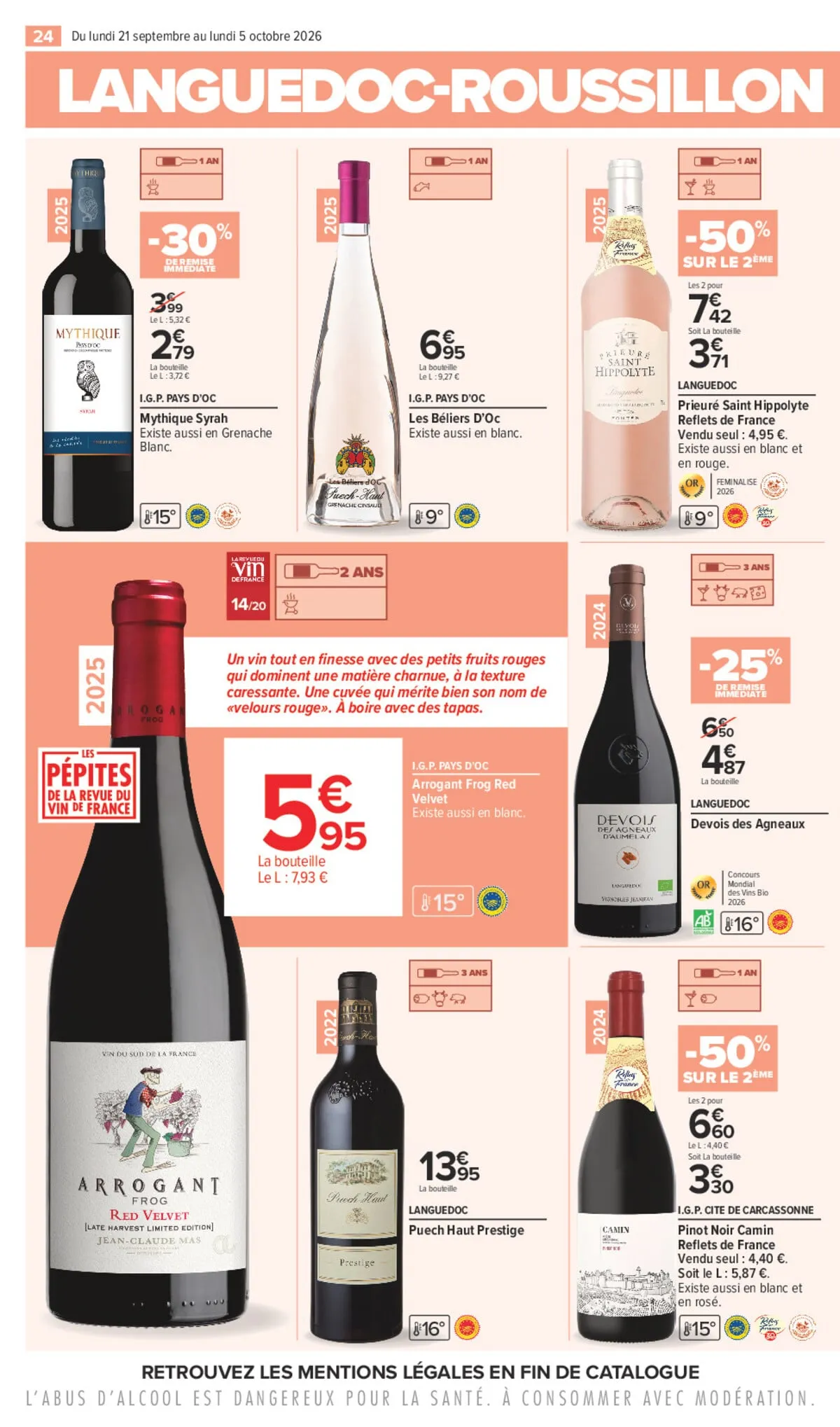 Catalogue Carrefour · Foire Aux Vins D Automne — page 24